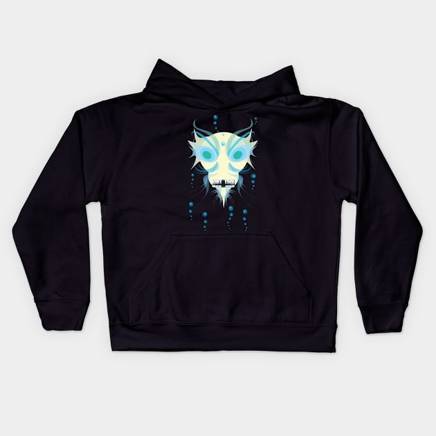 Creature from the Deep Kids Hoodie by riomarcos